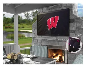 Wisconsin Badgers W Breathable Water Resistant Vinyl TV Cover