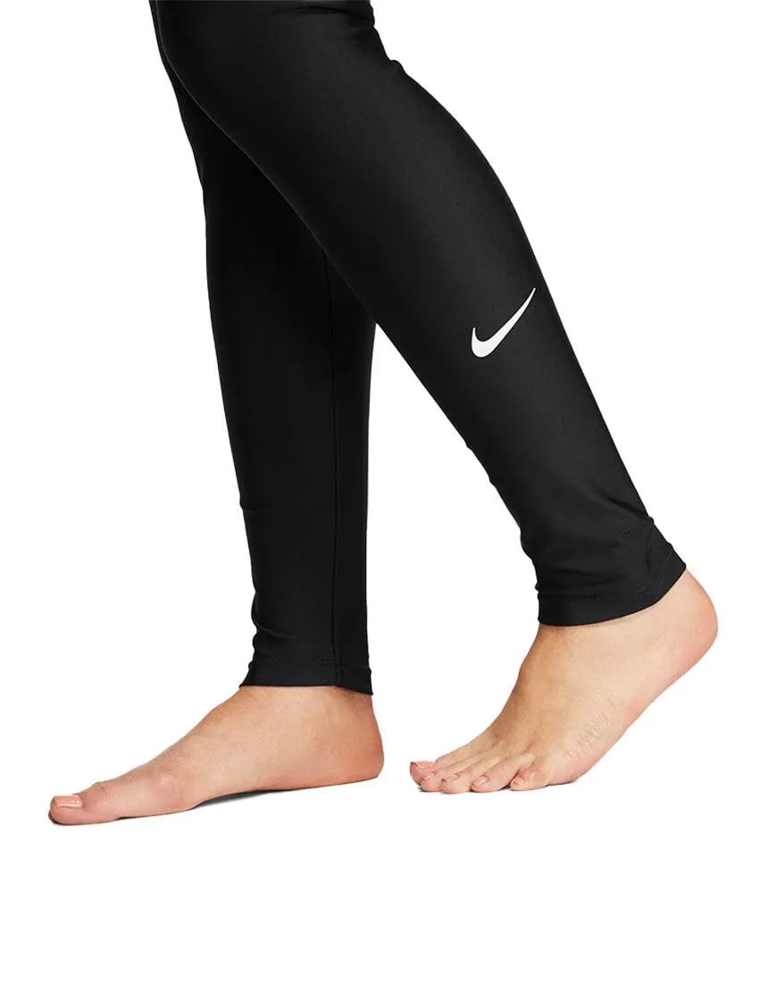 Women's Victory Essential Swim Leggings :Black