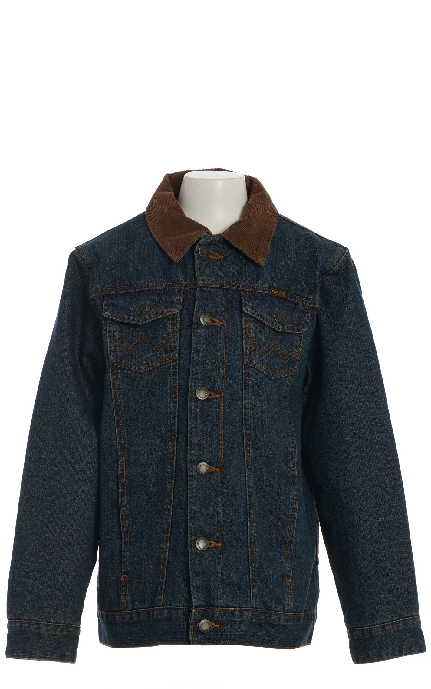 Wrangler Boys' Denim Blanket Lined Jacket