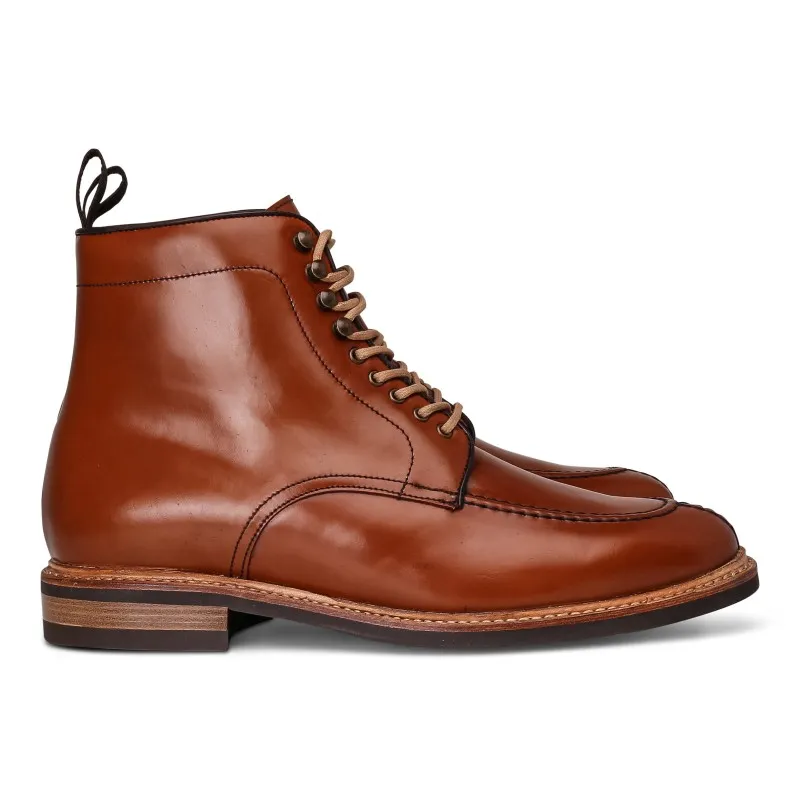 Yanko NST boot cognac Shell cordovan