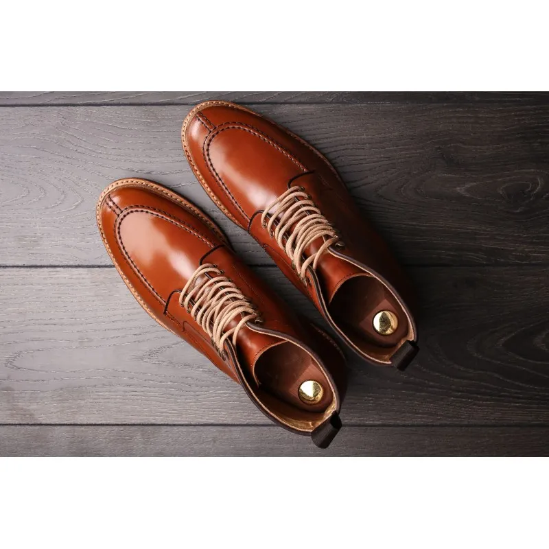 Yanko NST boot cognac Shell cordovan