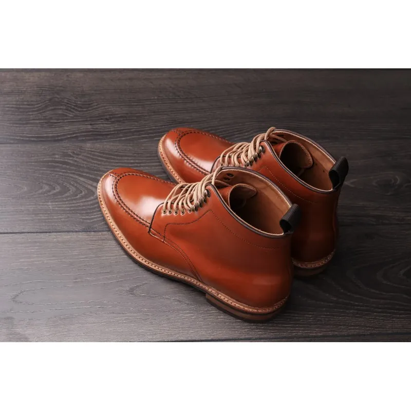 Yanko NST boot cognac Shell cordovan