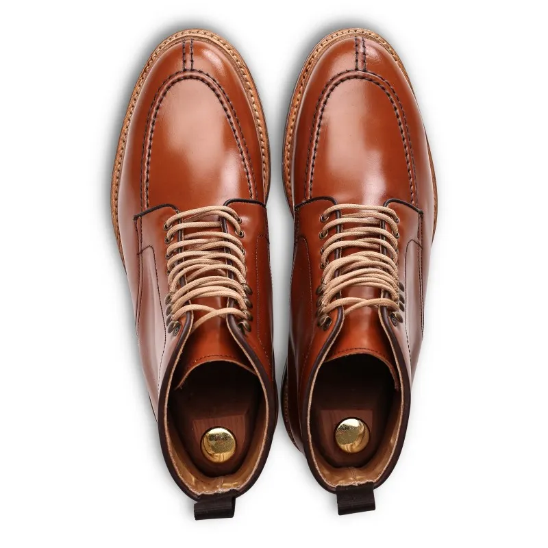 Yanko NST boot cognac Shell cordovan