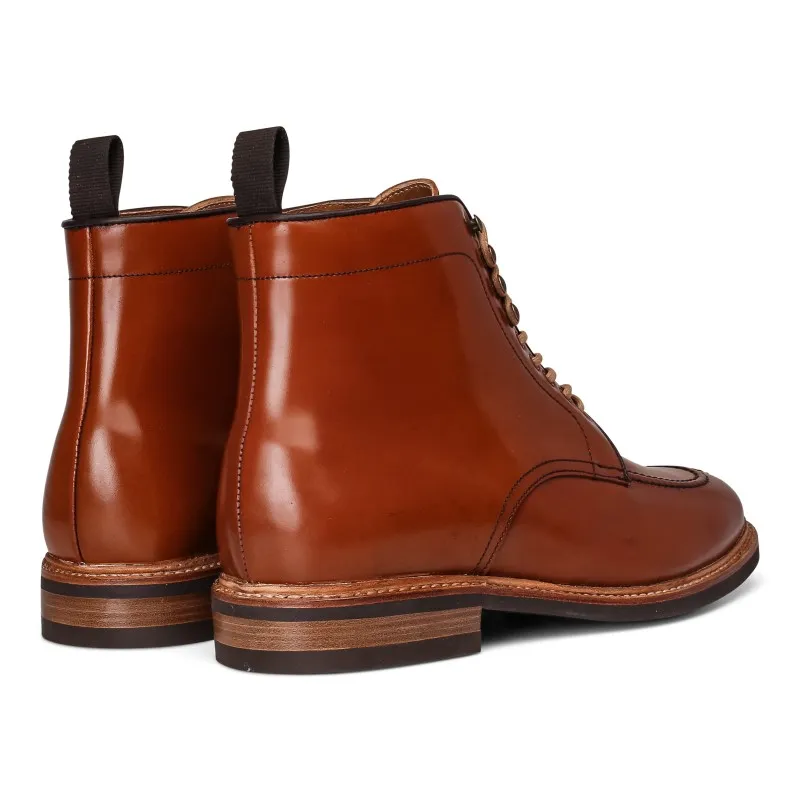 Yanko NST boot cognac Shell cordovan