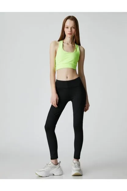 Yoga Tights with Stitching Detail