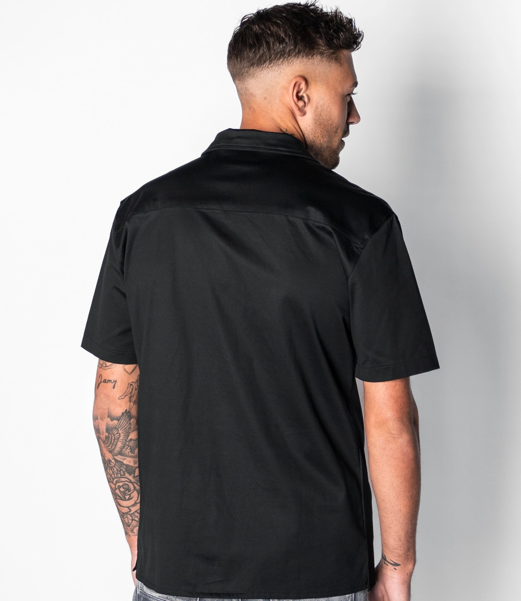 Zumo Regular Fit Shirts BEAU-MC Black